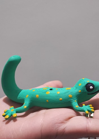 Renkli Turkuaz Kertenkele Figürü
askı aparatı - Görsel 2