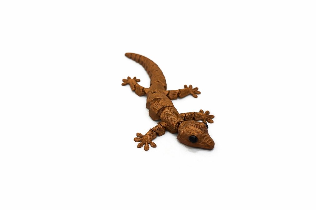 Kahverengi Kertenkele Figürü eklemli - Görsel 2