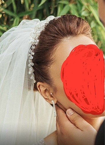 Beden beyaz Renk Gelin tacı