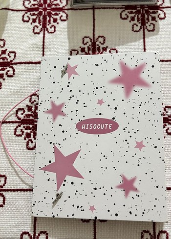arkali onu 30 sayfali pembe binder