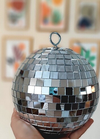 Beden 15 cm Disco topu aynalı küre