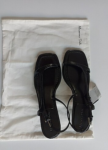 Massimo Dutti Massimo dutti kısa topuk sandalet