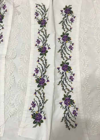 Kanevice yastık el işi işlemeli - Görsel 2