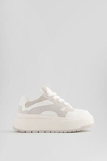 Bershka platform tabanlı skater spor ayakkabı