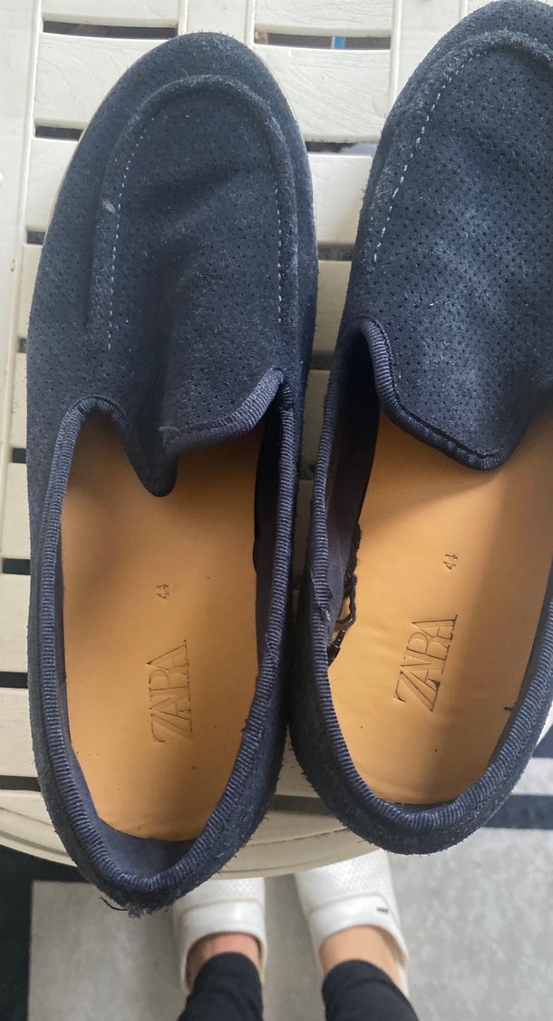 43 numara Lacivert Süet Erkek Espadril Ayakkabı - Görsel 5