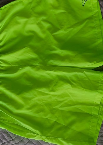 Erkek Yeşil Fermuarlı Yüzme Şortu - Görsel 3