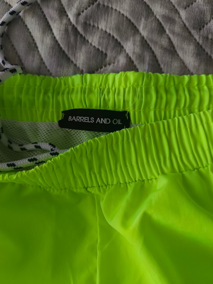 Erkek Yeşil Fermuarlı Yüzme Şortu - Görsel 4