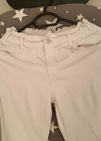 LC Waikiki Beyaz Rahat Kesim Bayan Pantolon