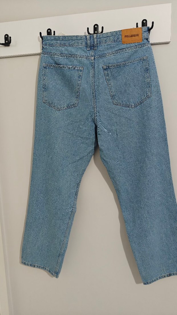 Pull&Bear Açık Mavi Denim Jean — görsel 3/5