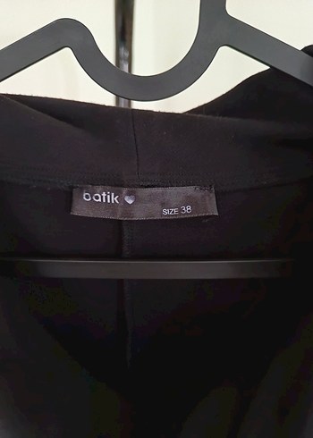 38 Beden siyah Renk Kemerli Siyah Midi Ofis Elbisesi
