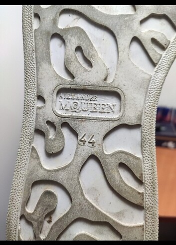 44 Beden beyaz Renk Alexander McQueen erkek ayakkabısı
