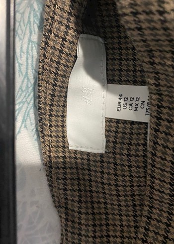 H&M Kadın Kahverengi Midi Kemerli Mini Etek