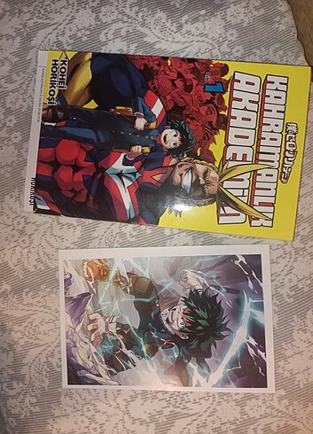  Kahramanlık Akademim 1. cilt My Hero Academia Manga