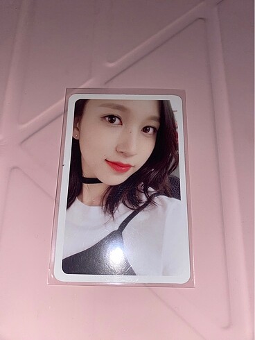 twice mina pc photocard