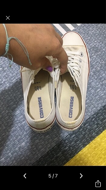 38,5 Beden Orjinal converse