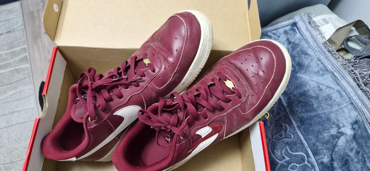 Bordo Nike spor ayakkabı - Görsel 2