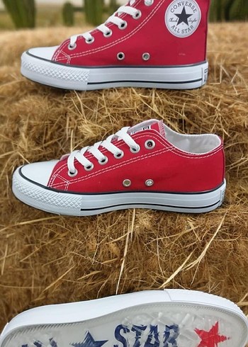 Kırmızı Converse All Star Kadın Spor Ayakkabı