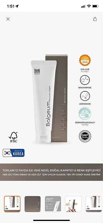 Doğal Kapatıcı Balgeum Krem