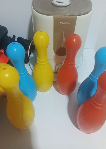Renkli Plastik Bowling Seti - Görsel 3