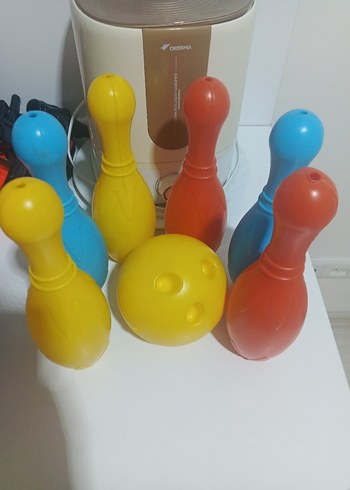 Renkli Plastik Bowling Seti - Görsel 2