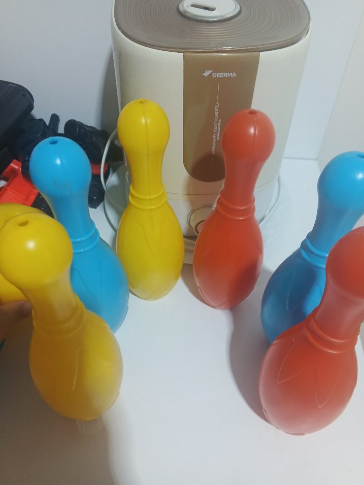 Renkli Plastik Bowling Seti - Görsel 3