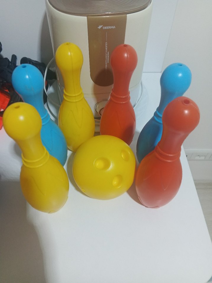 Renkli Plastik Bowling Seti - Görsel 2