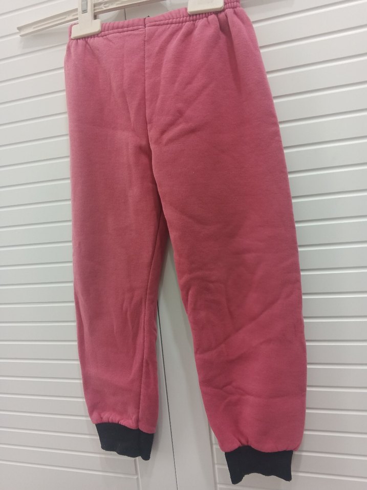 Pembe Rahat Kesim Kız Eşofman Altı - Görsel 2