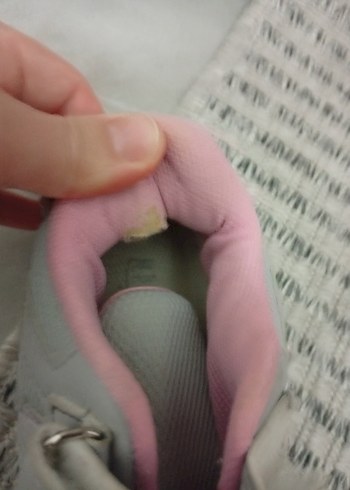 Kız Çocuk Gri Sneaker -  Cırt Cırtlı - Görsel 2