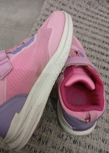 Kız Çocuk Pembe Velcro Spor Ayakkabı - Görsel 7