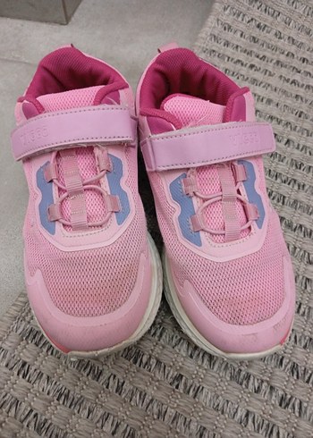 Kız Çocuk Pembe Velcro Spor Ayakkabı - Görsel 3