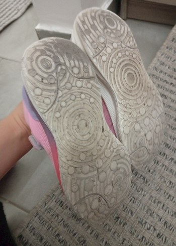 Kız Çocuk Pembe Velcro Spor Ayakkabı - Görsel 6