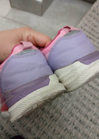 Kız Çocuk Pembe Velcro Spor Ayakkabı - Görsel 5