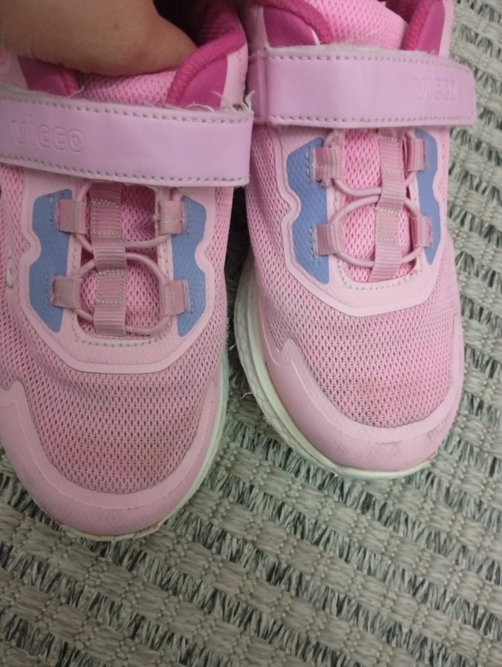 Kız Çocuk Pembe Velcro Spor Ayakkabı - Görsel 2