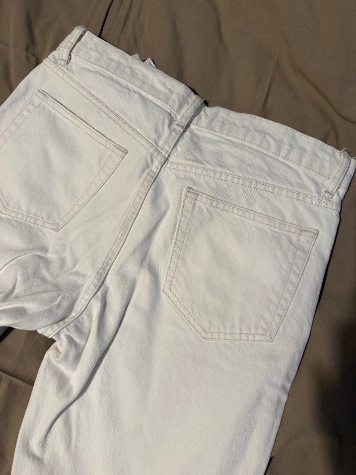 Zara Erkek 32 beden Beyaz Jean - Görsel 4