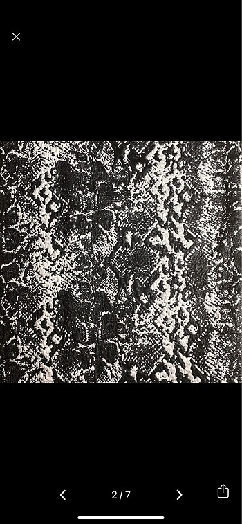 Diğer Deri-Zebra Desenli Kalem Etek