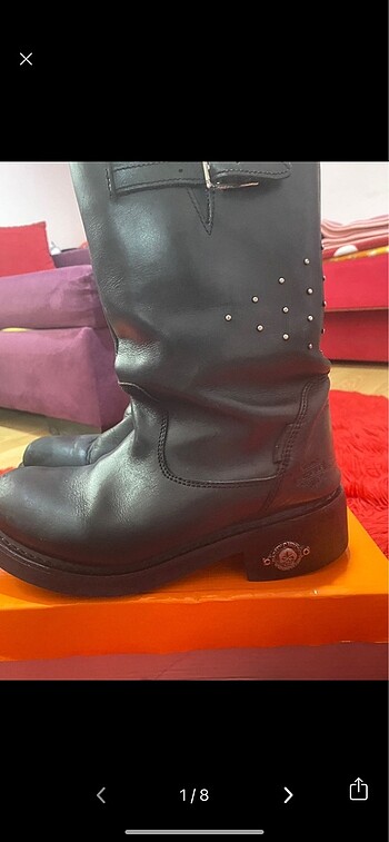 Harley Davidson Uzun Bot