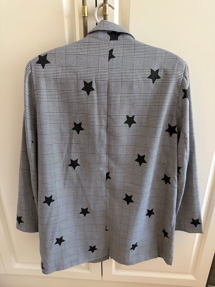 Gri Desenli Kadın  Blazer Ceket 40 beden Twisst marka - Görsel 4