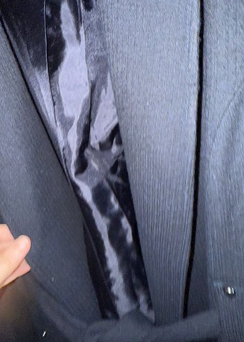 Düğmeli Lacivert içi astarlı Kemerli Uzun Kaban Yargıcı marka - Görsel 6