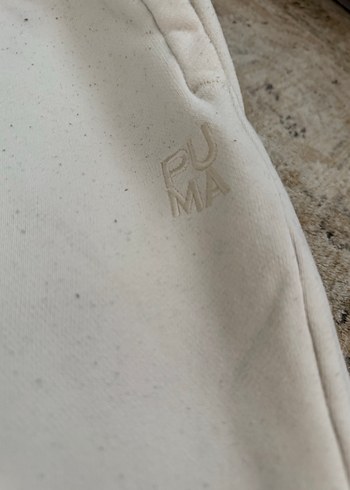 Beyaz Kadın Rahat Kesim Eşofman Altı Puma marka - Görsel 3
