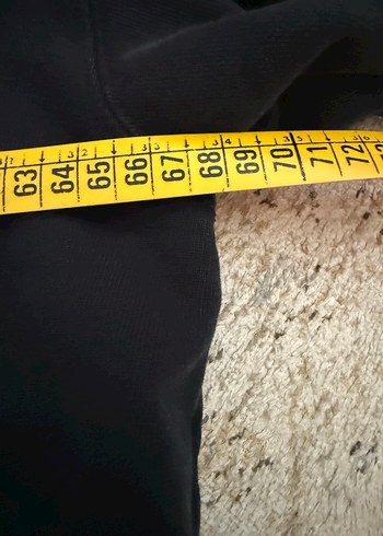 Siyah Kapüşonlu Fermuarlı  Sweatshirt Nike L beden - Görsel 3