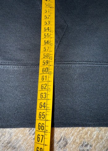 Siyah Kapüşonlu Fermuarlı  Sweatshirt Nike L beden - Görsel 5