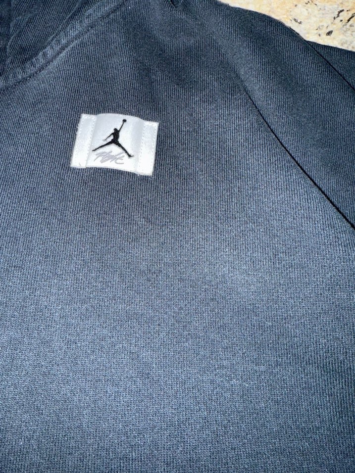 Siyah Kapüşonlu Fermuarlı  Sweatshirt Nike L beden - Görsel 4