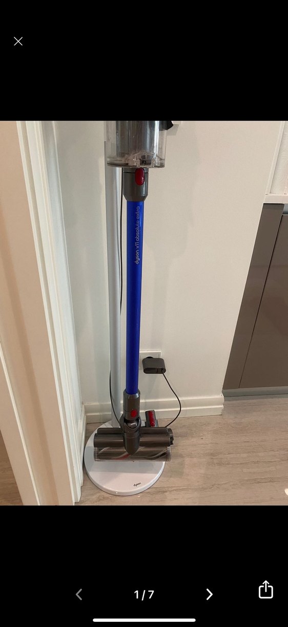 Mavi ve Gri Kablosuz Elektrikli Süpürge V 11 ekstra - Görsel 2