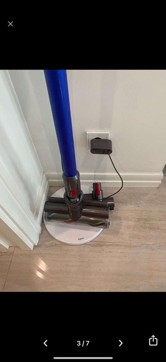 Mavi ve Gri Kablosuz Elektrikli Süpürge V 11 ekstra - Görsel 4