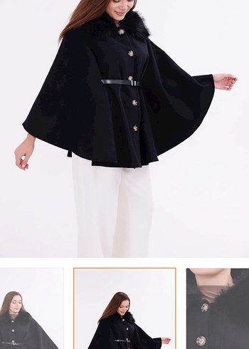 Kalın kumaş kadın Panco - Görsel 5