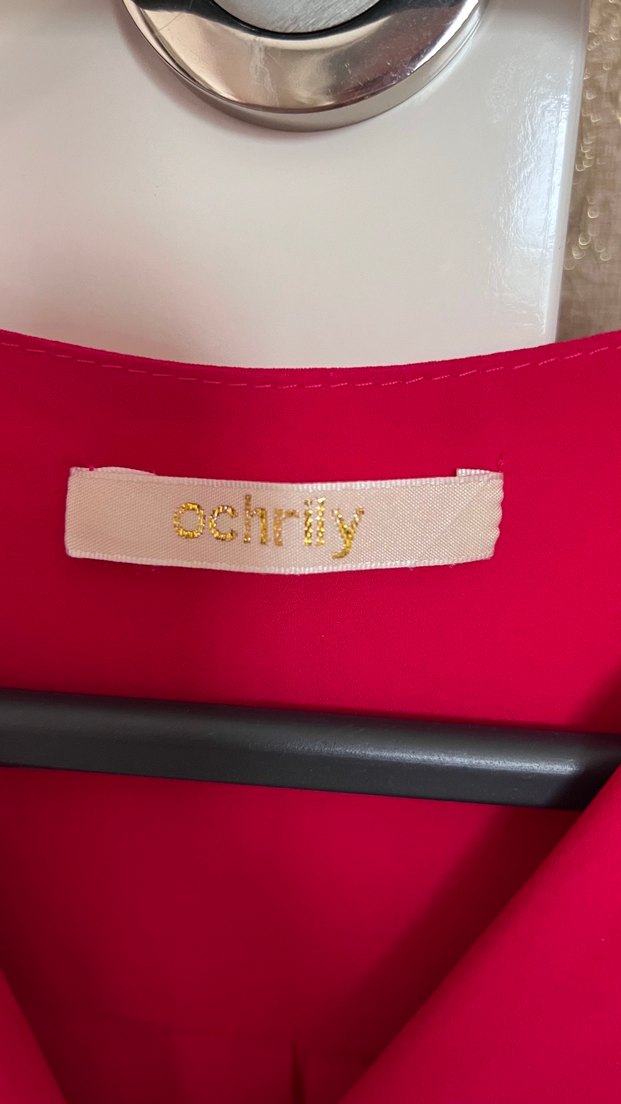 Pembe V Yaka Kadın Gömlek - Görsel 2