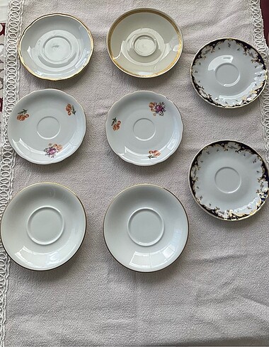 Antika/vintage fincan tabakları-adet