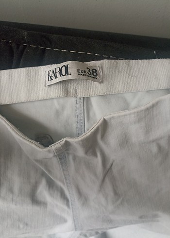 Karol marka kot Geniş Paça Kadın Pantolon - Görsel 5