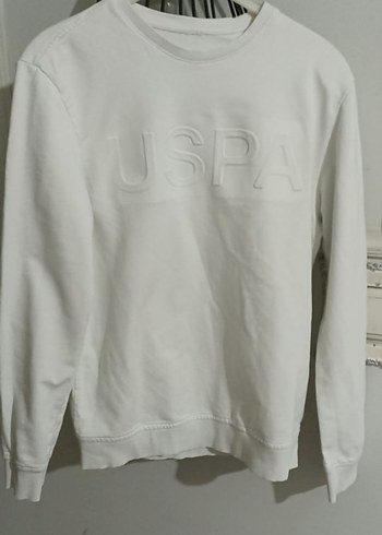 Beyaz Erkek Pamuklu Sweatshirt - Görsel 2