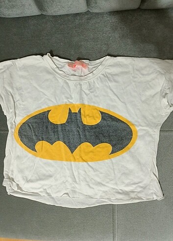 Batman logo beyaz tişört